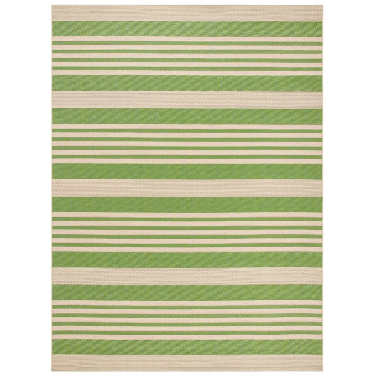 Safavieh Indoor Outdoor Cy6062-244 Courtyard Green / Beige Rug